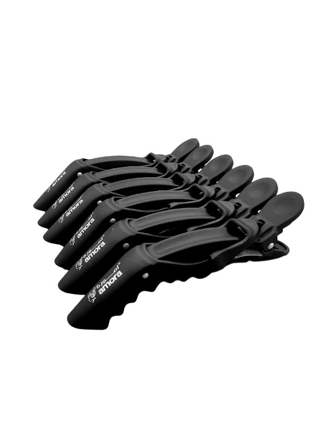 Amora Crocodile Hair Clips – 6 pcs, Strong Grip & Non-Slip - Image 1